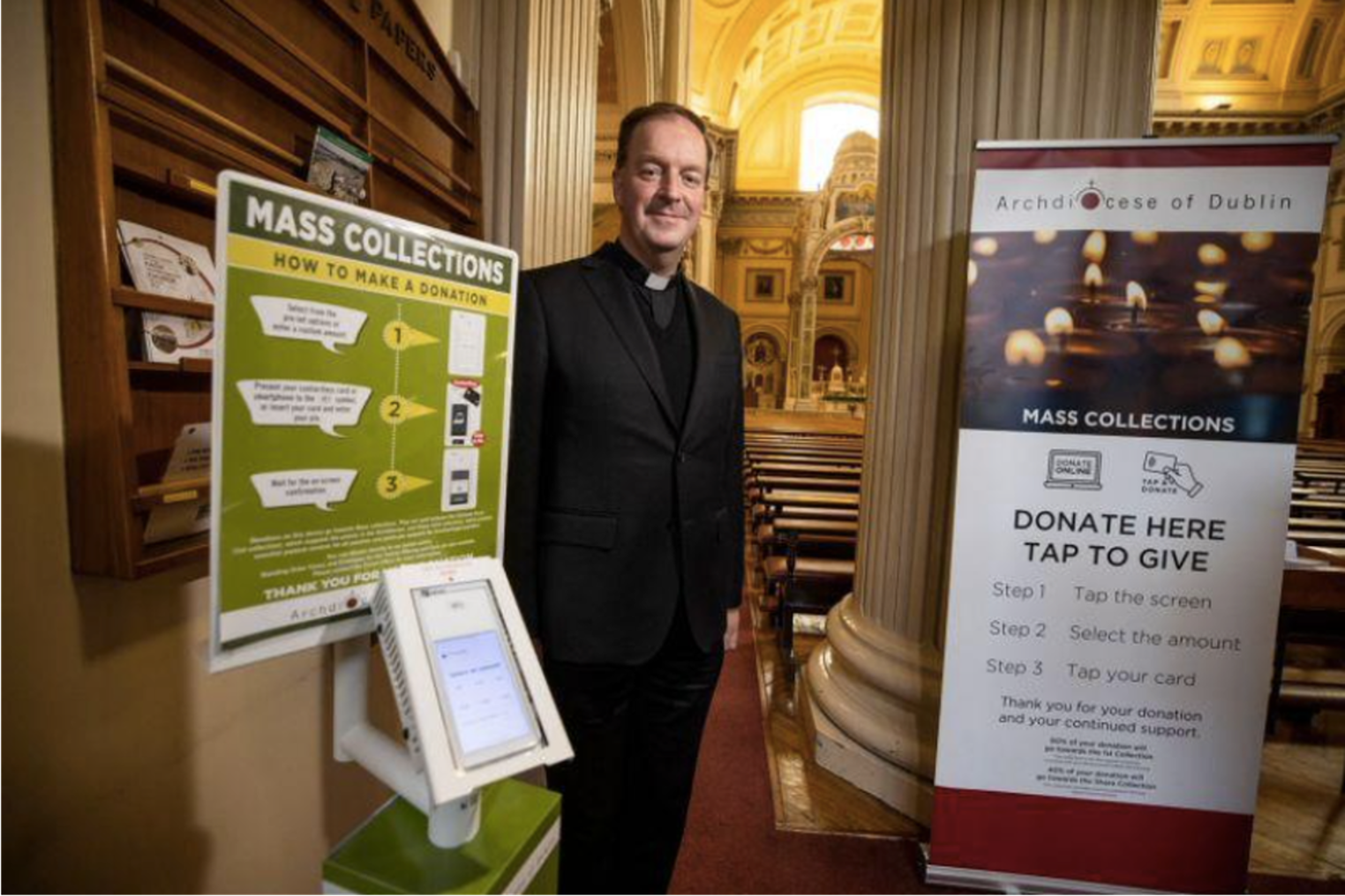 Modernising parish giving through tap-to-donate and digital collection