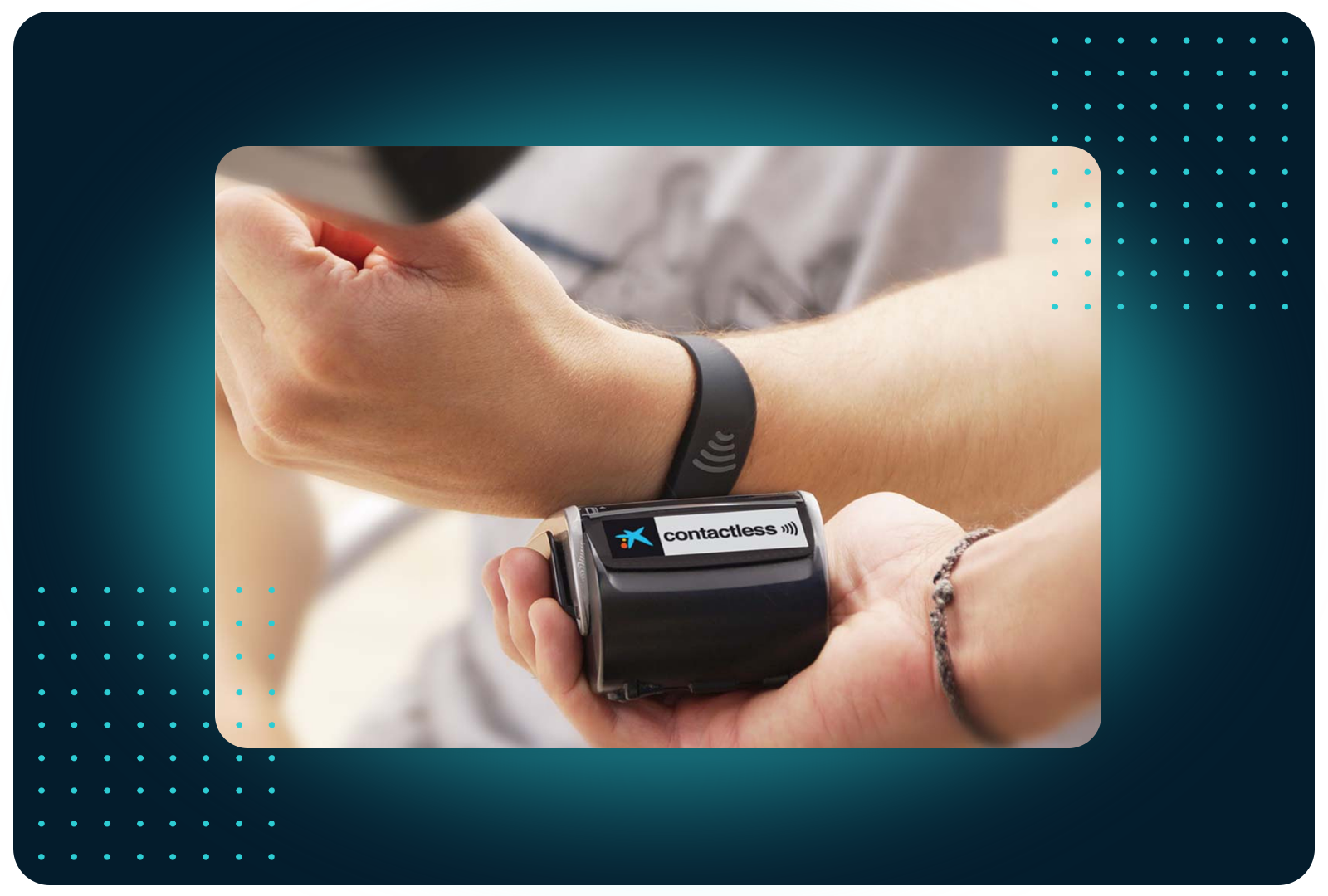 Facilipay's wearable wristbands enable secure, contactless tap-to-pay for fast checkout anywhere.