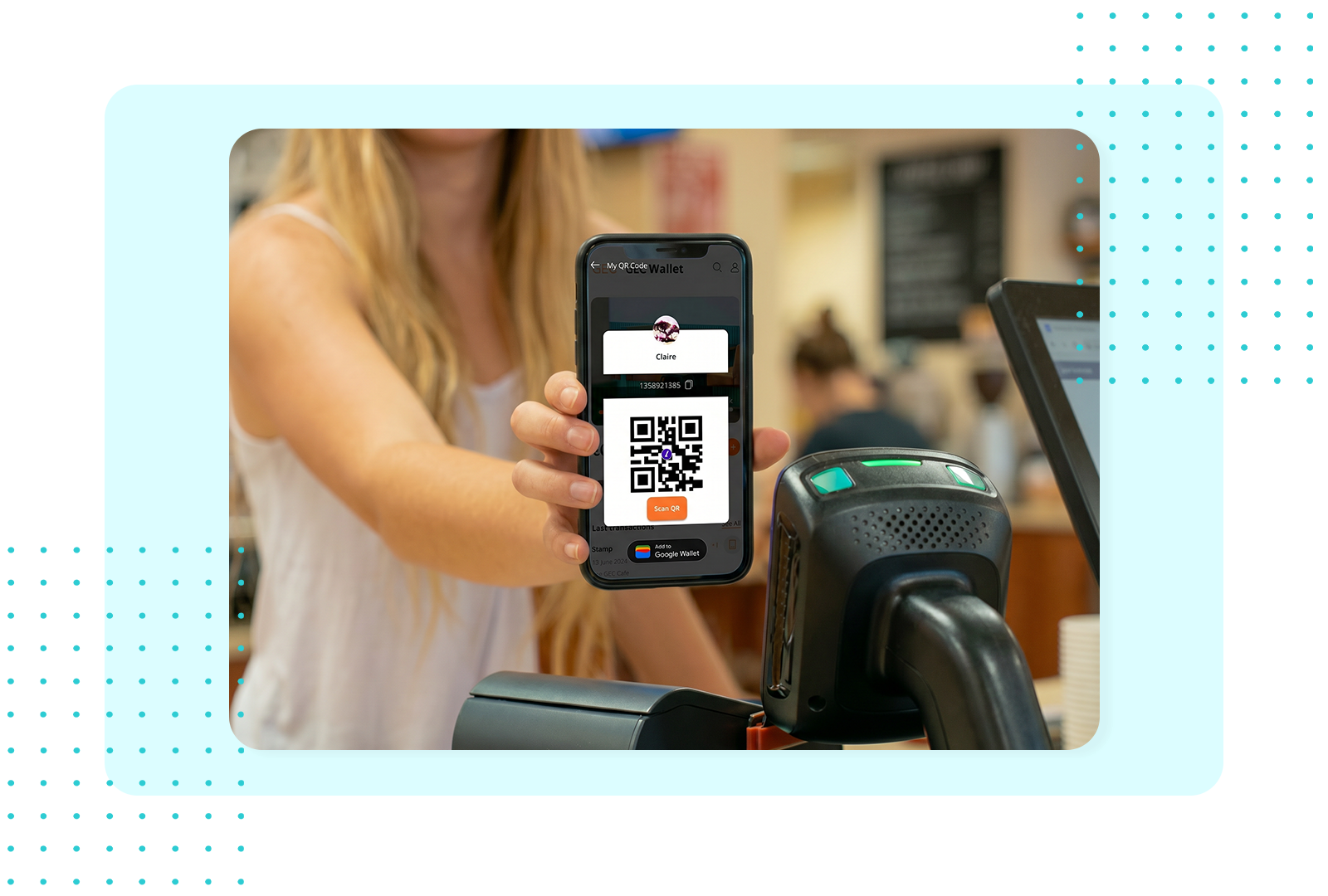 Digital gift card in mobile wallet