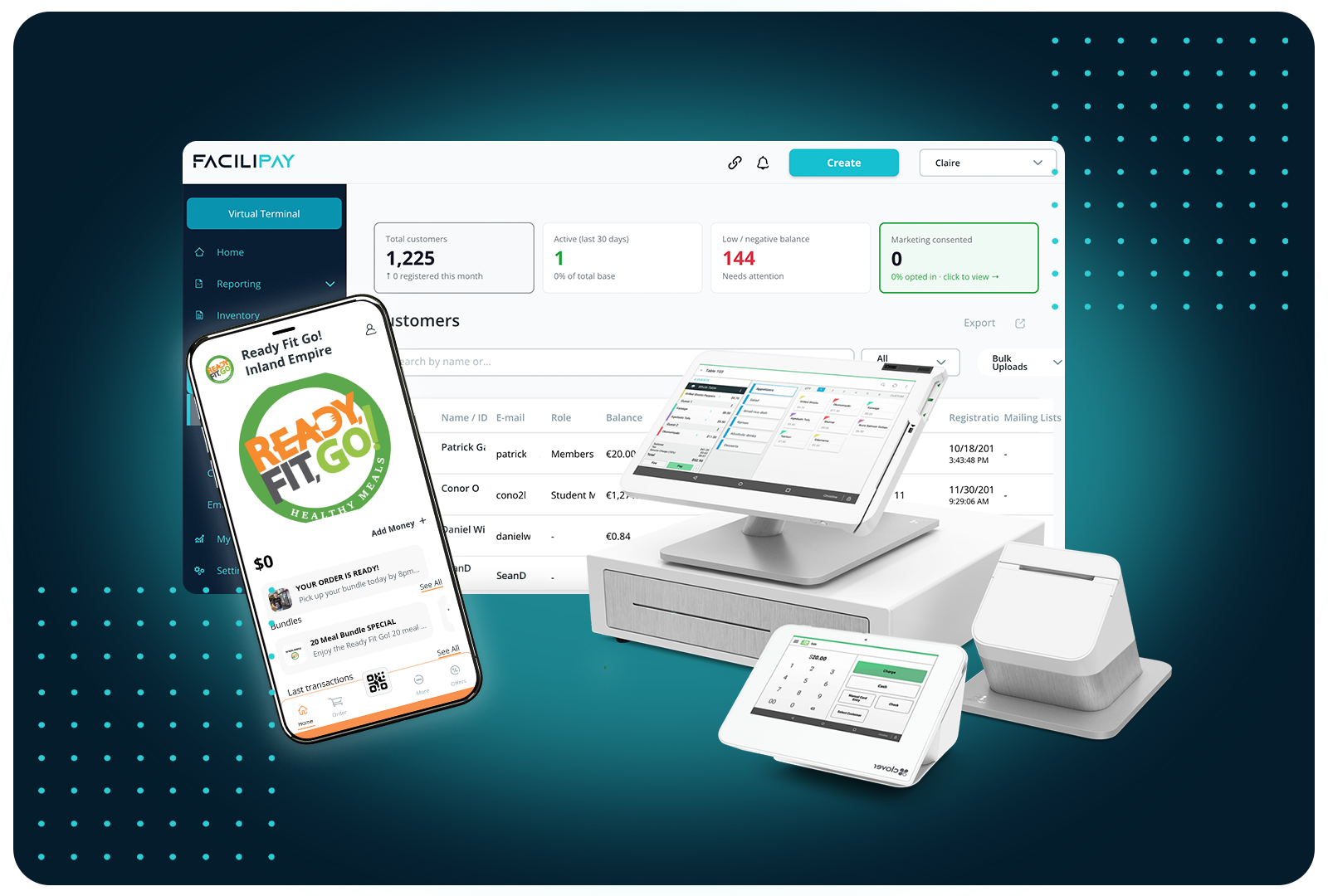 Modular Facilipay component apps for cloud POS