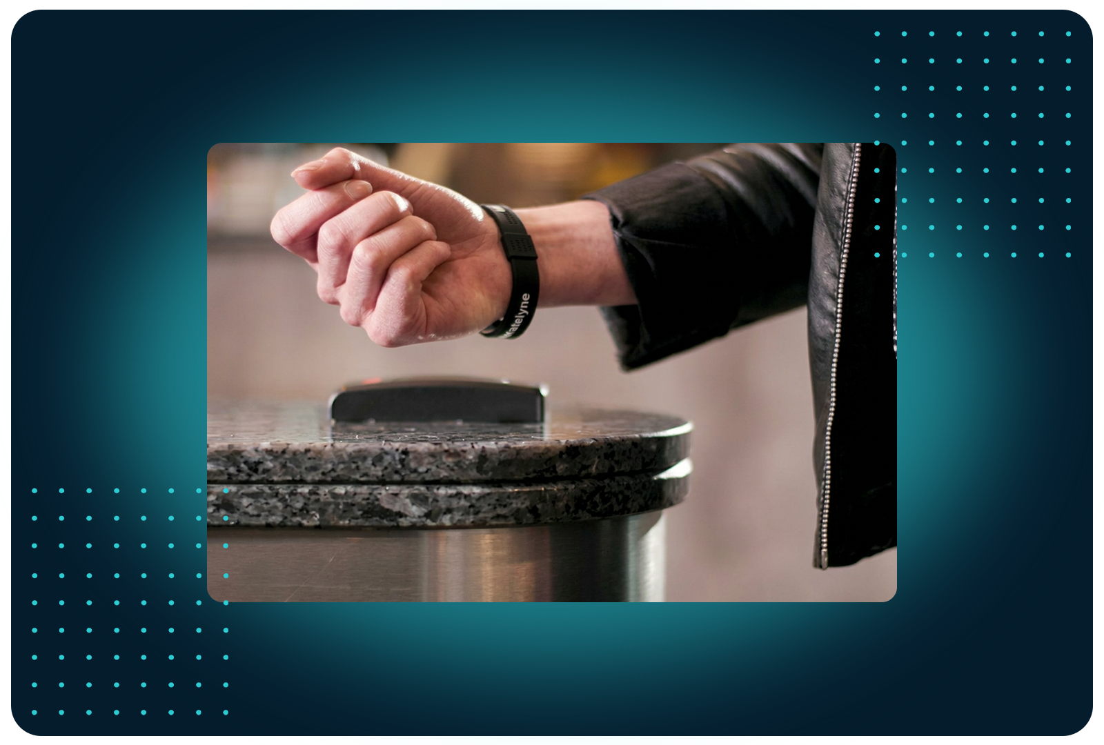 Facilipay's wearable wristbands enable secure, contactless tap-to-pay for fast checkout anywhere.