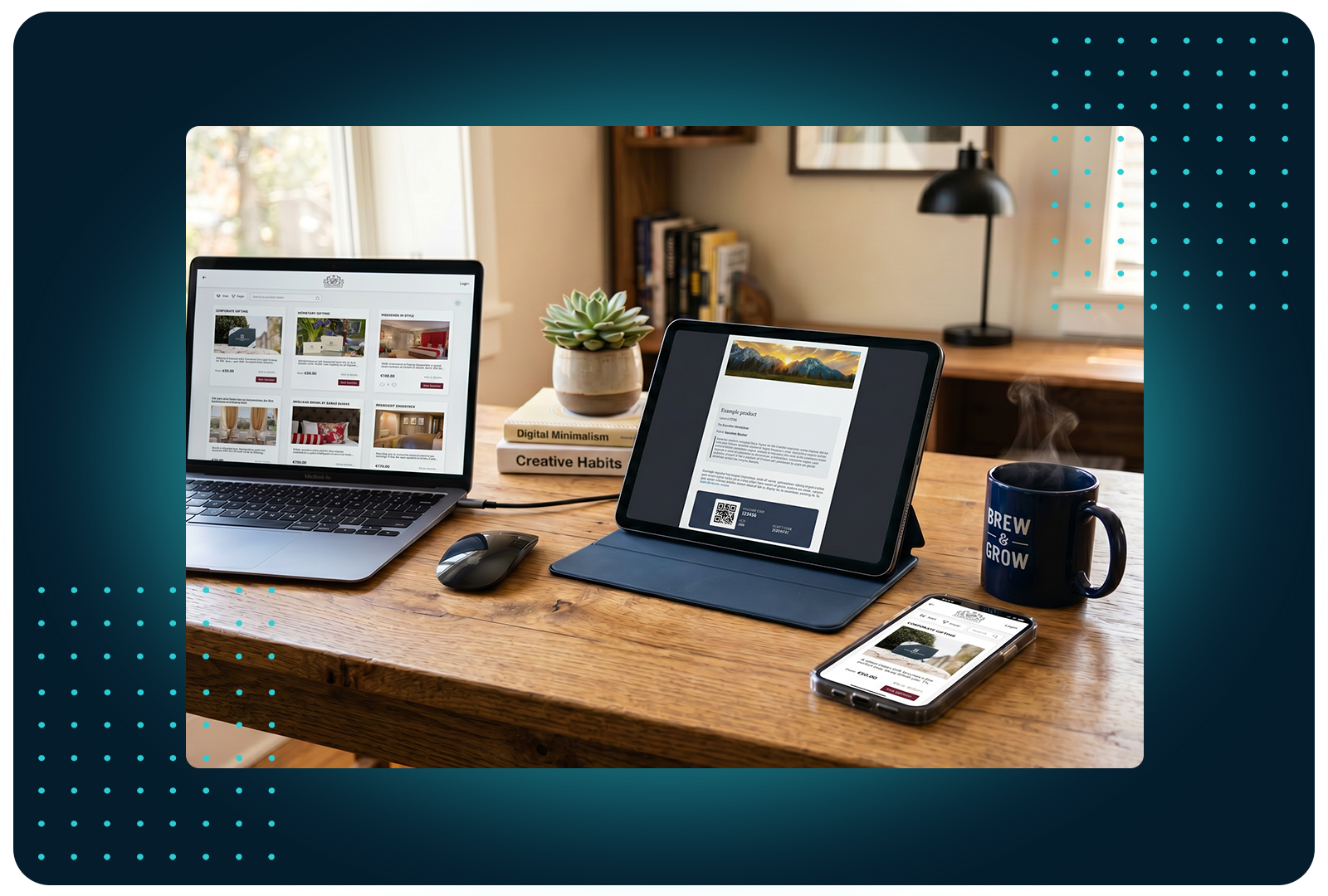 Facilipay powers branded online storefronts for gift vouchers and corporate gifting, seamless across every device.