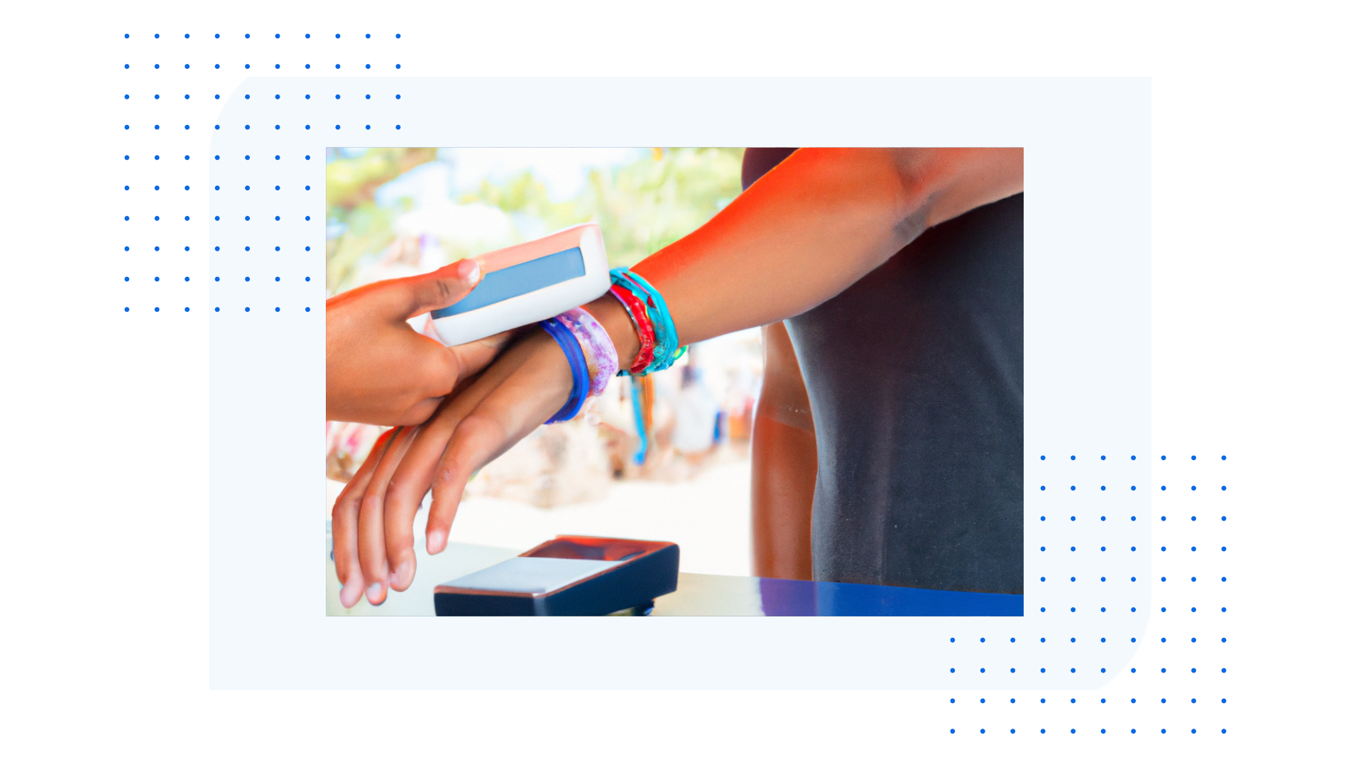 RFID wristband at recreation