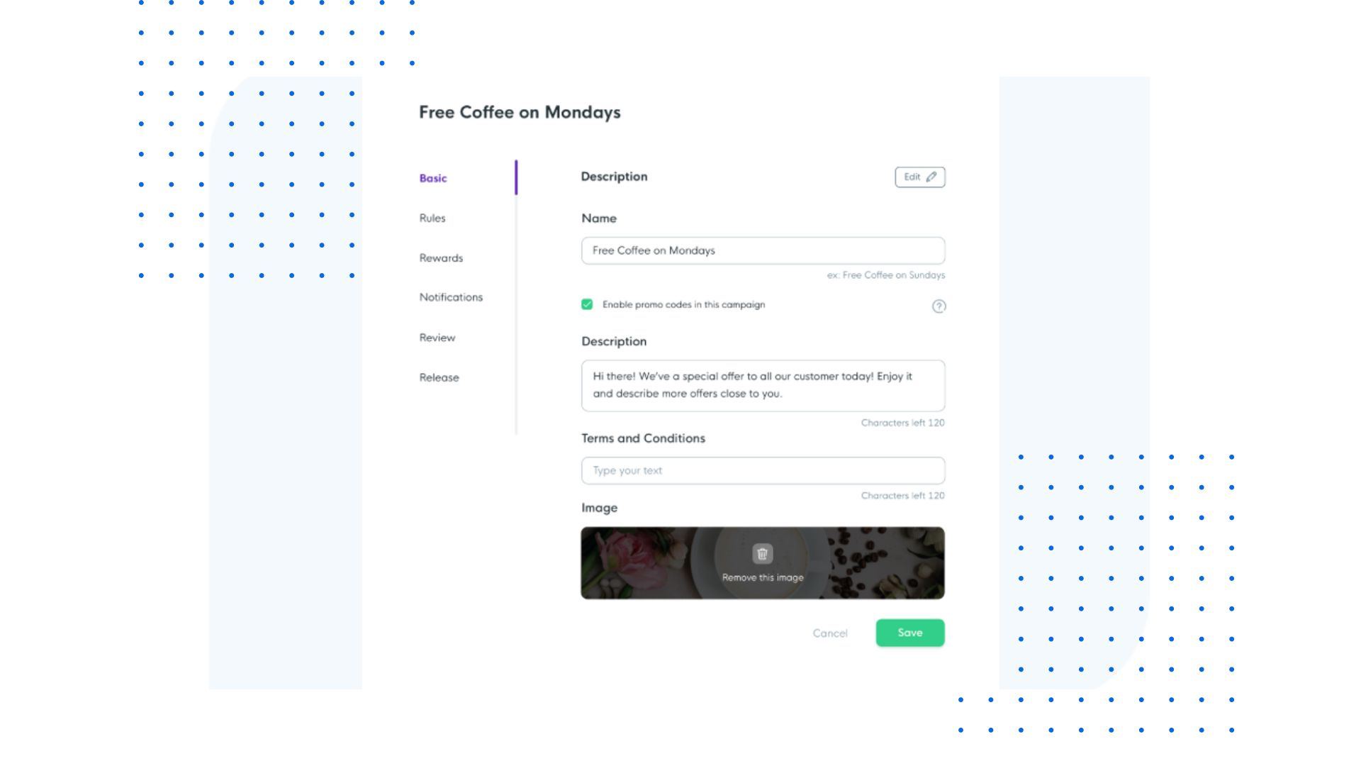 Campaign management dashboard