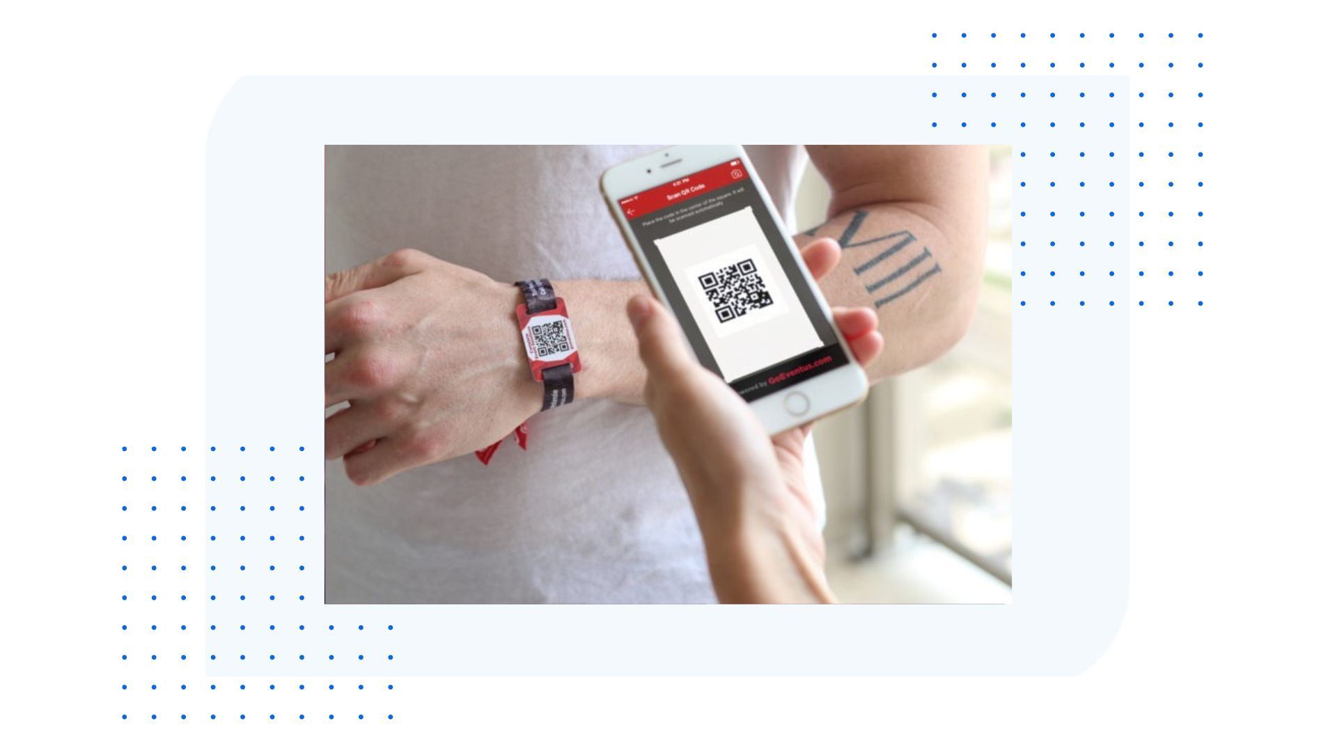 RFID wristband for ticketing